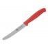 Kuchynský nôž Albainox 17332R červený zúbkovaný