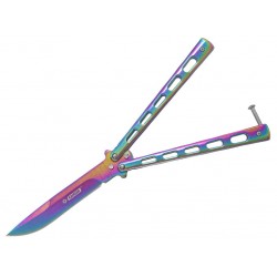 Nôž motýlik Kandar Rainbow XL