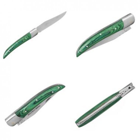 Zatvárací nôž Pradel Evolution 7407 zelený
