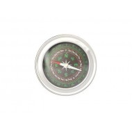 Palubný kompas strieborný 7,5 cm