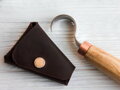 Kožené puzdro na lyžičkár BeaverCraft SK1Oak a SK5