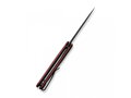 Nôž Civivi KwaiQ C23015-1 Nitro-V Burgundy/Black G10