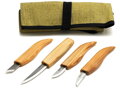 Sada rezbárskych nožov BeaverCraft S07 Basic Set 4 nože