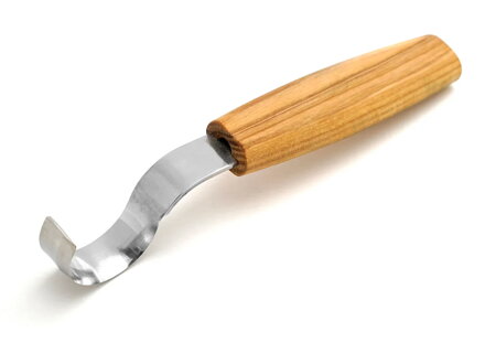 Lyžičkár BeaverCraft SK2S - 30 mm pre pravákov, kožené puzdro