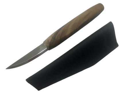 Rezbársky nôž BeaverCraft C4X Sloyd, orechová rukoväť + puzdro