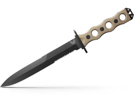 Nôž Benchmade SOCP Fixed Blade Desert Tan G10 185SBK-1