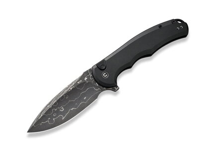 Nôž Civivi Button Lock Praxis C18026E-DS1 Damascus Black Aluminum