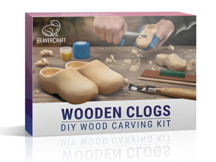Rezbárska sada BeaverCraft DIY10 pre začiatočníkov Dreváky