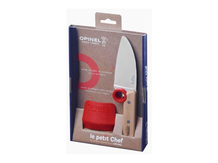 Opinel Le Petit Chef Rouge detský kuchynský set červený
