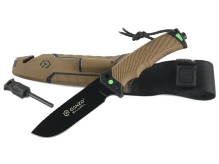 Nôž Ganzo Survival G8012V2-DY Brown