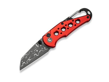 Nôž Civivi Pragma C23062B-DS1 Red Aluminum Damascus
