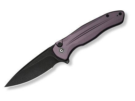 Civivi Button Lock Kitefin C24091-3 14C28N Purple Aluminum vreckový nôž