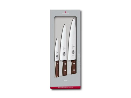 Victorinox Wood sada kuchynských nožov - 3 nože 5.1050.3G