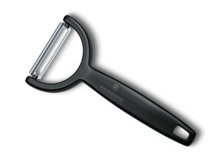 Victorinox 6.0963.3 Ypso Peeler škrabka - zúbkovaná, čierna