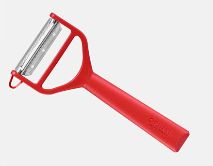 Opinel T-Duo škrabka na zemiaky - červená