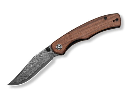 Civivi Clingman C23065B-DS1 Damascus Guibourtia Wood vreckový nôž
