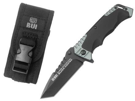 Zatvárací nôž RUI Tactical 19765 black tanto