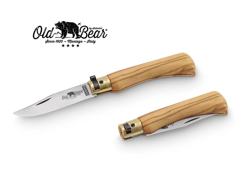 Nôž Old Bear Olive M Carbon