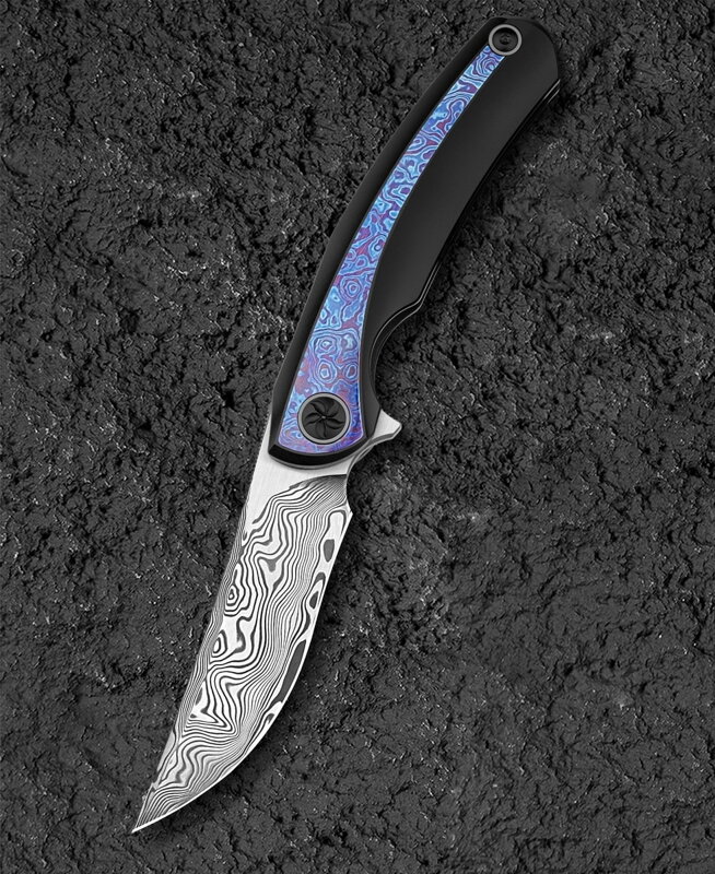 Nôž Bestech Sambac Frame Lock Damascus BT2402F