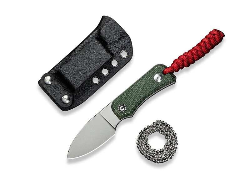 Nôž Civivi Baby Banter Fixed Blade C23045-2 Green Micarta Nitro-V