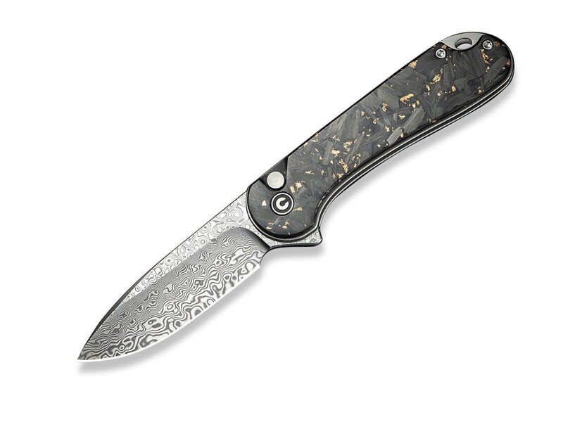 Nôž Civivi Button Lock Elementum II C18062P-10 Damascus Carbon Fiber/Resin