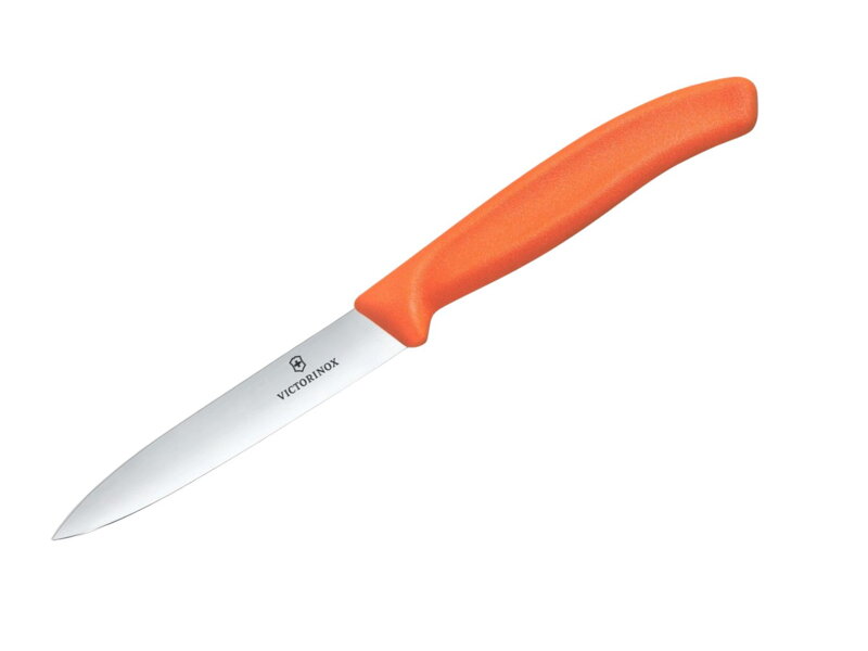 Victorinox Swiss Classic kuchynský nôž na zeleninu 10 cm - oranžový 6.7709.C1