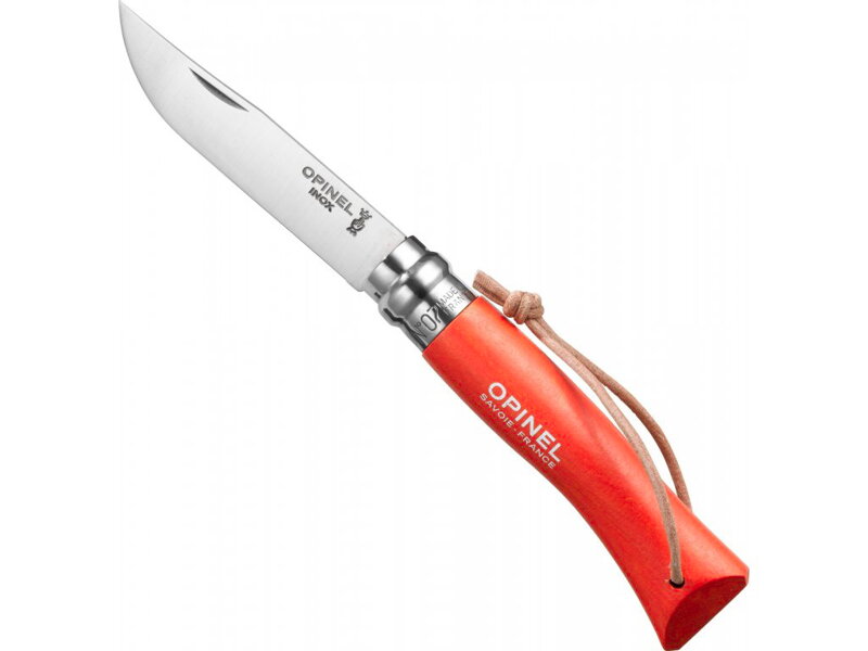 Nôž Opinel VRI N°07 Inox Adventurer oranžový