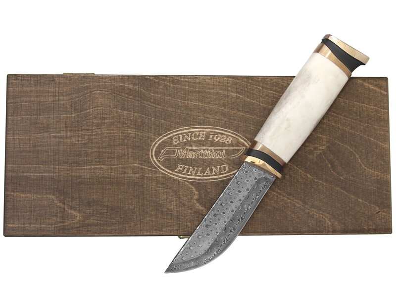 Nôž Marttiini 557011W Moose Antler Damascus