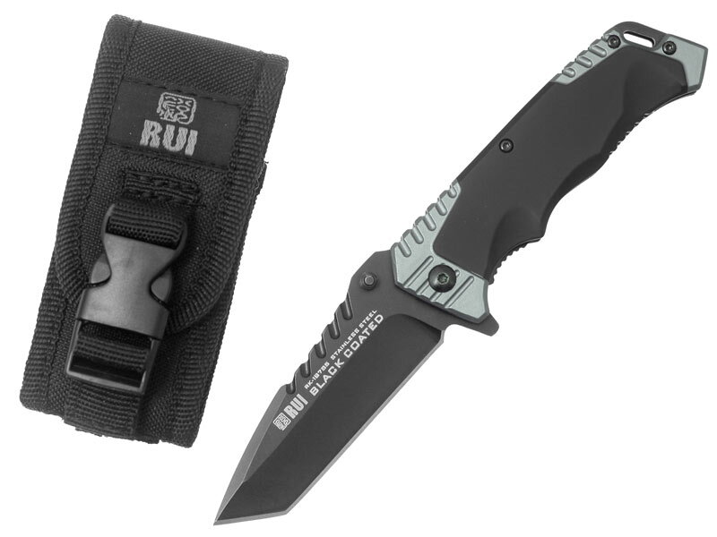 Zatvárací nôž RUI Tactical 19765 black tanto
