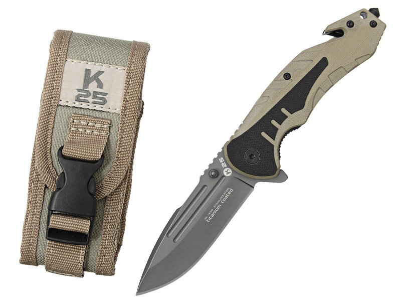 Zatvárací nôž RUI Tactical - K25 18318 záchranársky